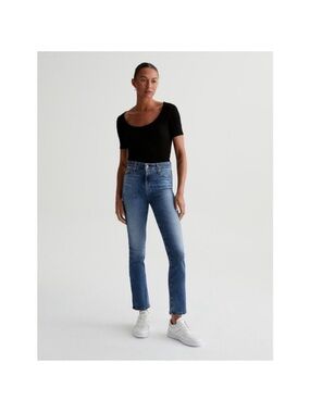 AG Mari High Rise Straight Jeans Size 25